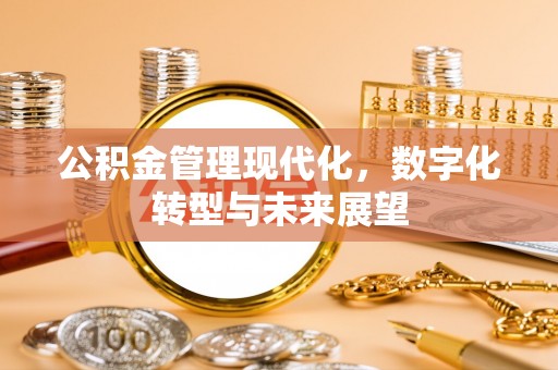 田寮公积金管理现代化，数字化转型与未来展望