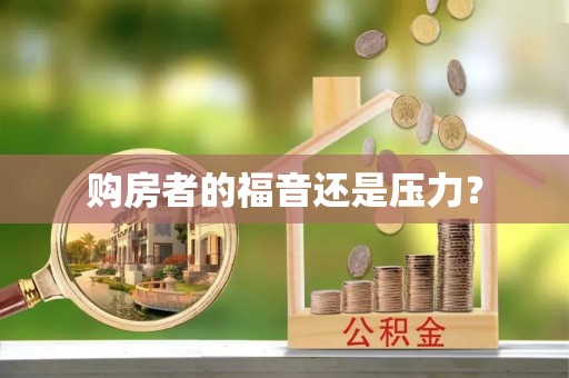 田寮购房者的福音还是压力？