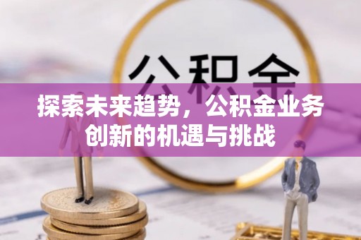 田寮探索未来趋势，公积金业务创新的机遇与挑战