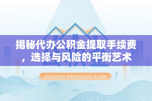 田寮揭秘代办公积金提取手续费，选择与风险的平衡艺术